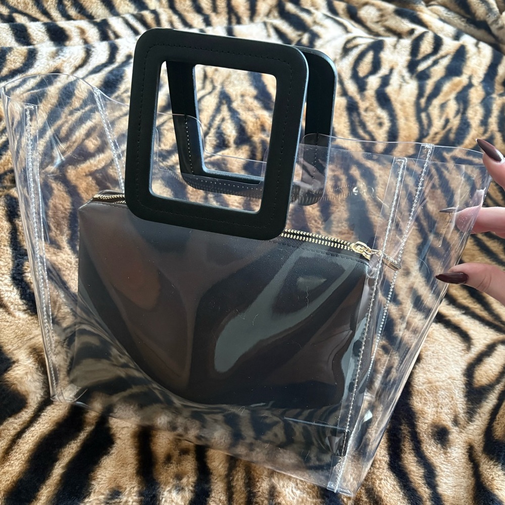 NWOT Staud Shirley Bag in Clear